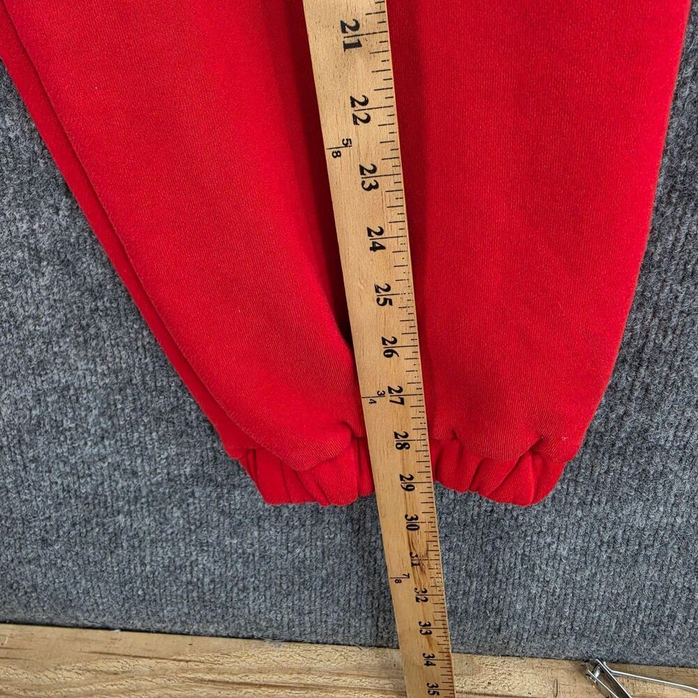 Comfrt Set Unisex XL Minimalist Red Fleece Hoodie Joggers Sweatsuit Set Lounge - Picture 15 of 16